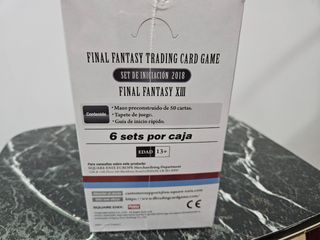 Final Fantasy XIII 2018 TCG 6 sets iniciacion caja