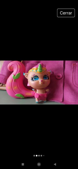 Abrigo "Naf Naf" niña y muñeco. 