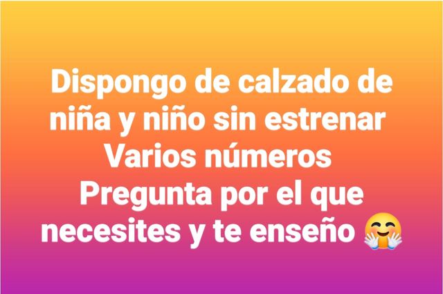 Calzado Niño/Niña sin usar