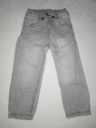 Jeans bimbo grigio chiaro 92cm