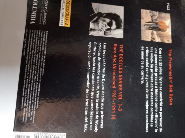 2xBootleg Bob Dylan (1961-1991). CD 1963 y 1966.