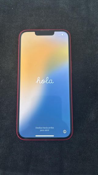 iPhone 13 rosso 128gb - parte posteriore danneggiata