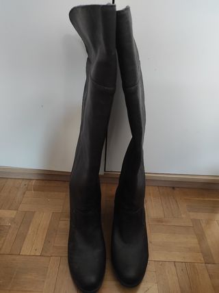 Botas altas negras mujer