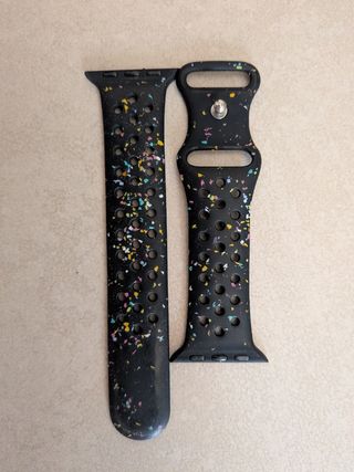 Correa Apple Watch - Negra Multicolor