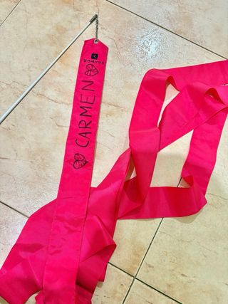 Cinta gimnasia rítmica Domyos rosa