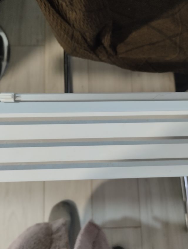 Oferta!Estor translúcido color beige.