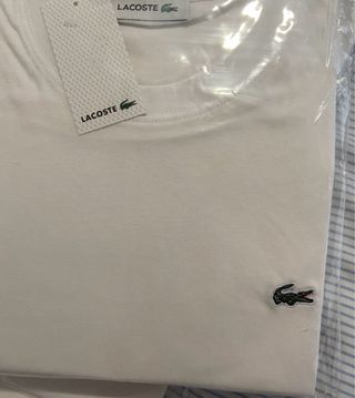 Camiseta Lacoste blanca