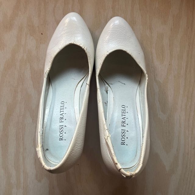 Tacones Rossi Fratelo blancos