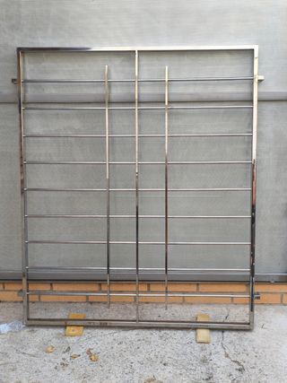 Reja acero inoxidable nueva