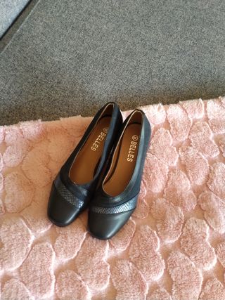 Zaptos tacón Belles 38 - Azul