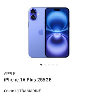 iPhone 16 Plus 256GB - Azul