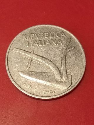 Moneta 5 Lire Italia 1966