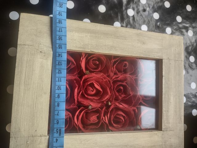 Cuadro 3D con Rosas Rojas