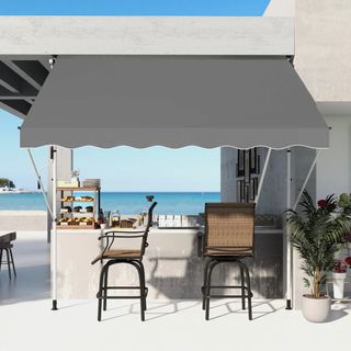 Toldo gris - protección solar
