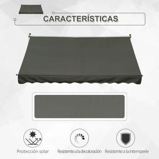Toldo gris - protección solar