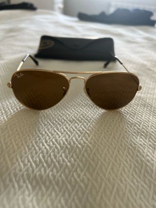 Ray Ban Aviator - Gafas marrón dorado