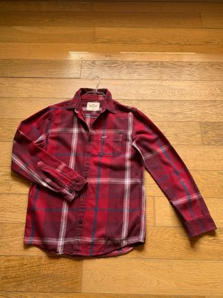 Camicia Hollister rossa a quadri