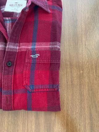 Camicia Hollister rossa a quadri