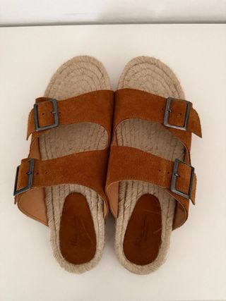 Sandalias ibiza’s marrón