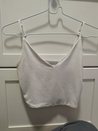 Top Amise blanco talla M