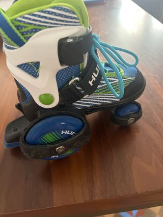 Patines Niño Hudora ajustables 4 ruedas