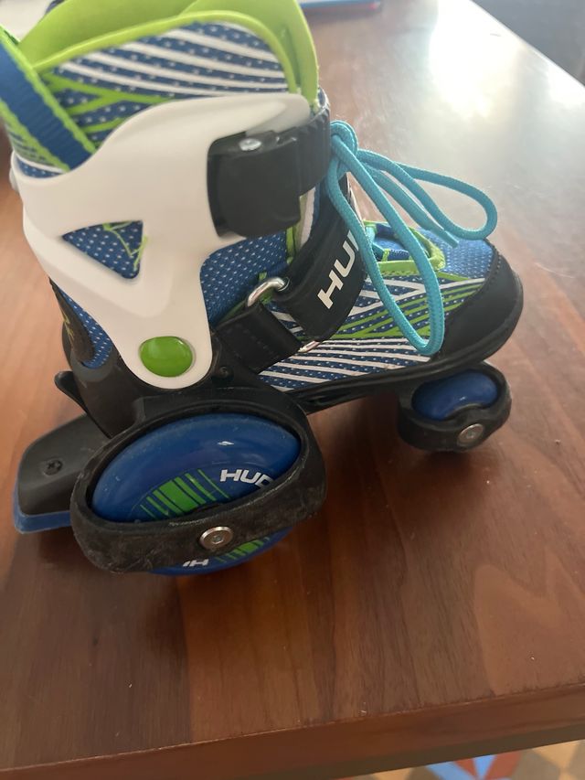Patines Niño Hudora ajustables 4 ruedas