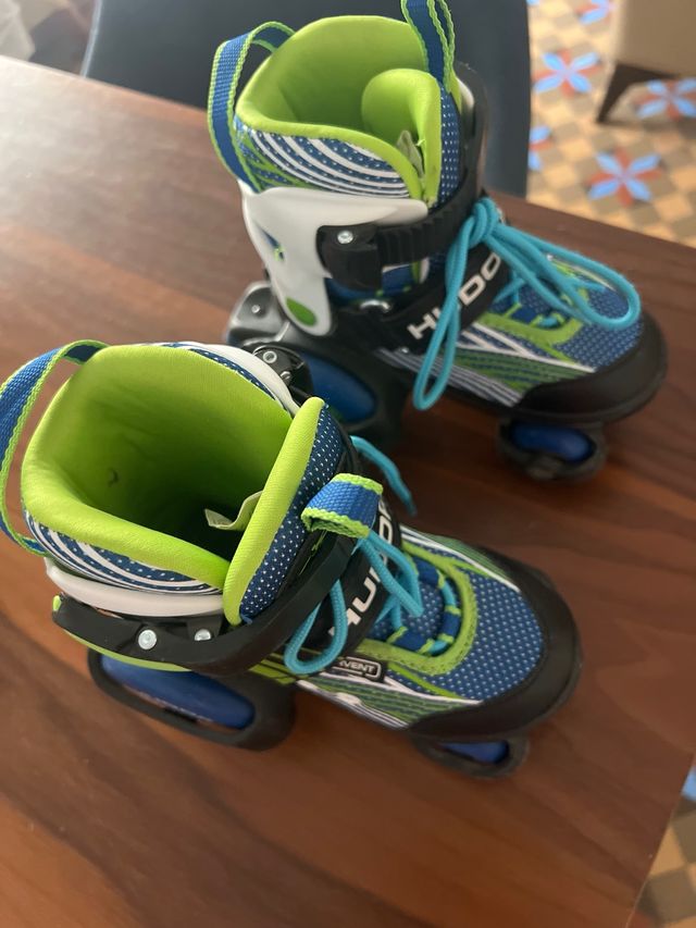 Patines Niño Hudora ajustables 4 ruedas
