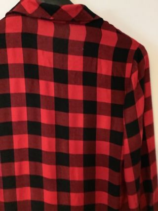 Vestito scozzese Stradivarius rosso-nero