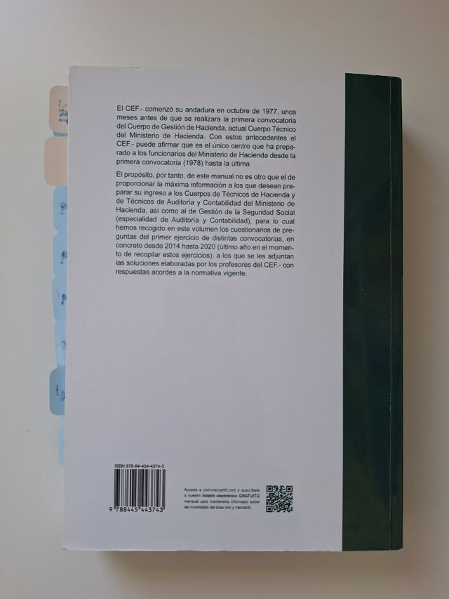 Libro contestaciones primer ejercicio THAC