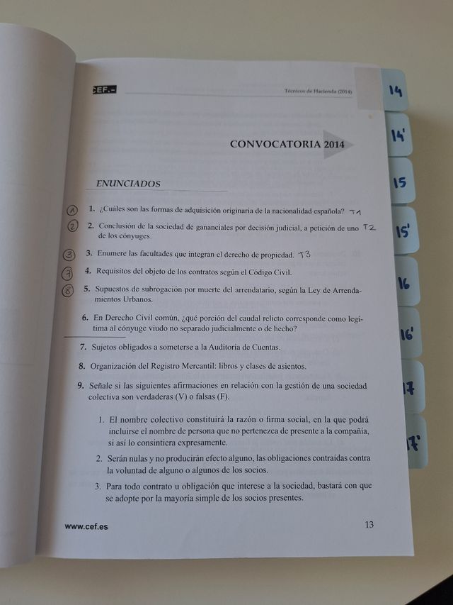 Libro contestaciones primer ejercicio THAC