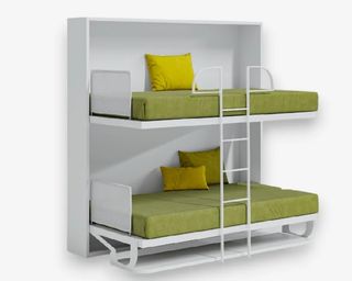 LITERA ABATIBLE PLEGABLE CON ESCRITORIO INCORPORAD