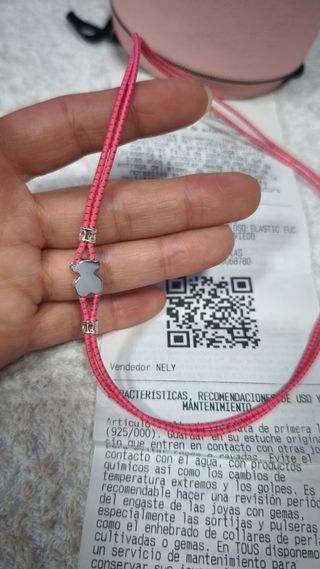 Gargantilla Tous rosa | Plata