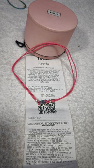 Gargantilla Tous rosa | Plata