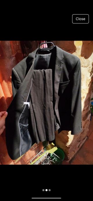 Traje hombre negro