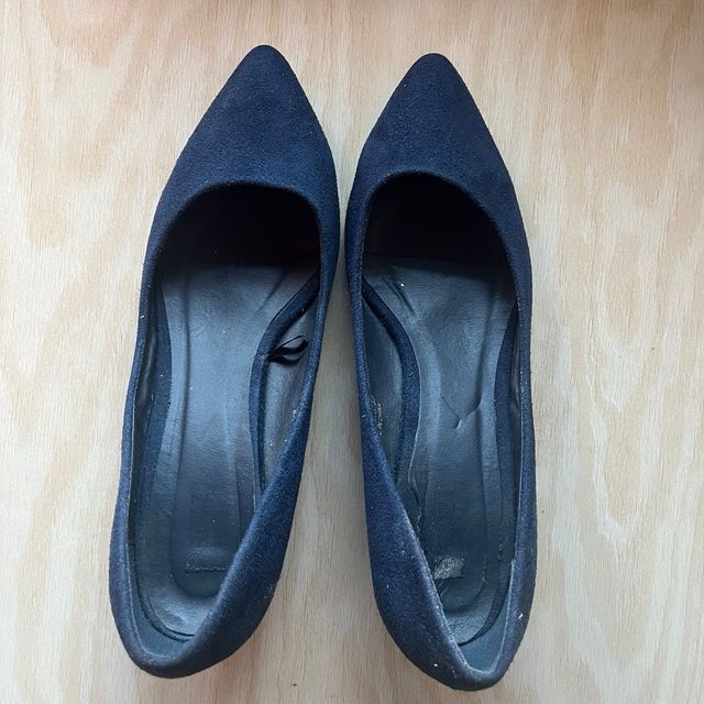 Tacones Marypaz azules, talla 37