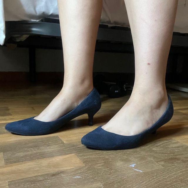 Tacones Marypaz azules, talla 37