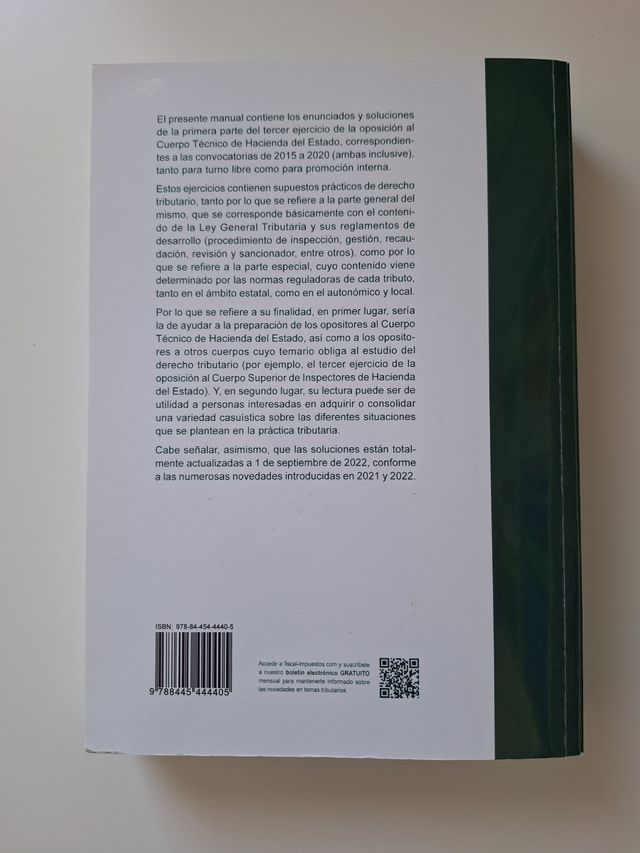 Libro soluciones tercer ejercicio Hacienda THAC