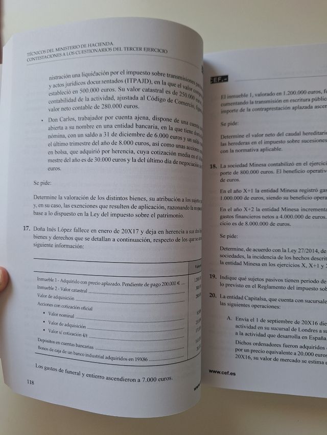 Libro soluciones tercer ejercicio Hacienda THAC