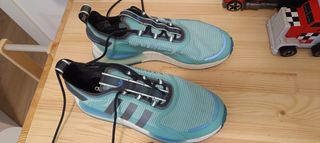 Zapatillas Adidas - Azul y Verde Agua