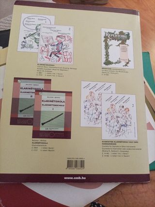 Ejercicios de escalas para clarinete