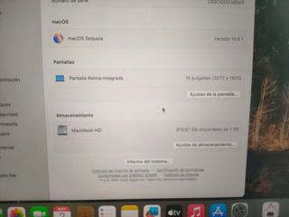 MACBOOK PRO 16" 2019 i9/32GB RAM/1TB TOPE DE GAMA 