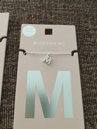 Colgantes iniciales plata/oro