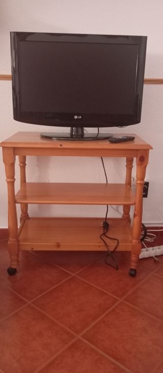 Mueble TV madera marrón