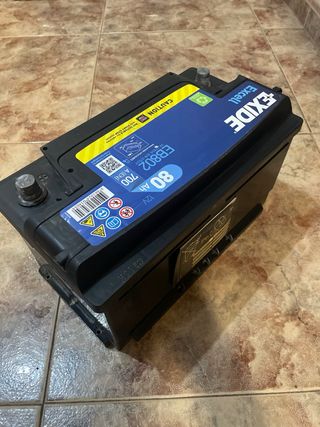 Batería Exide Excell EB802 - 80Ah 6 meses de uso