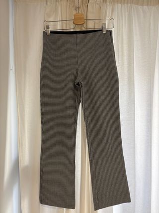 Pantalón cuadros vichy elástico