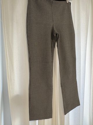 Pantalón cuadros vichy elástico