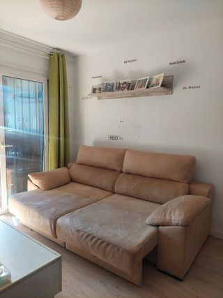 Sofá cama beige - 2 plazas