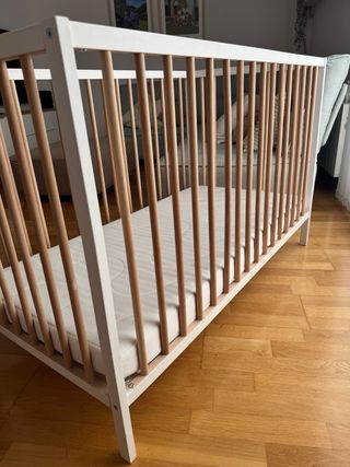 Cuna bebé madera maciza