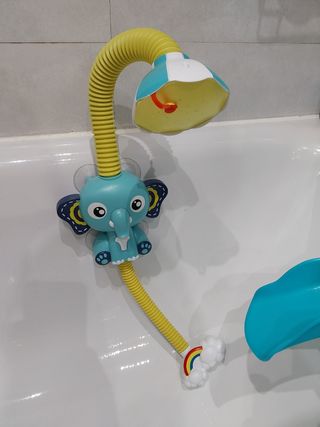 Juguetes baño bebé: TOBOGÁN Y DUCHA