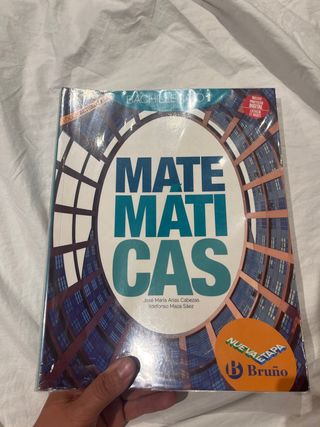 Matemáticas 1 Bachillerato Nueva etapa Bruño Ed...